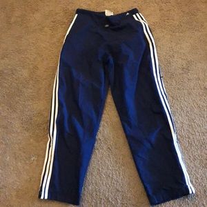 Adidas athletic “swoosh” pants